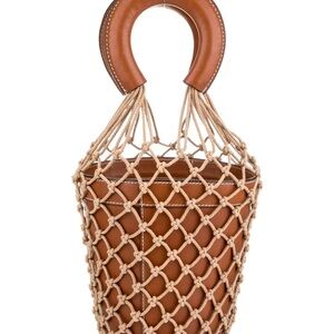Staud leather moreau bucket bag